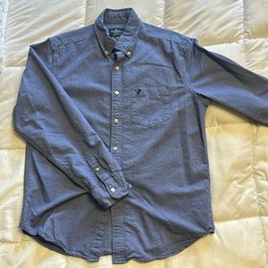 American Eagle blue button down. NWOT